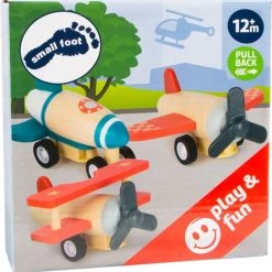 Small Foot Company Small Foot - Pull-Back Planes Set -duurzamer-speelgoed Verkoop 550x556 5