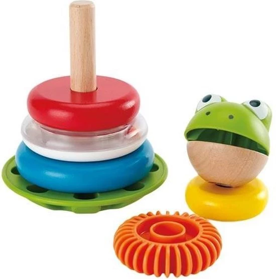 Hape Stapelringen Meneer Kikker 7 Hape Stapelringen Meneer Kikker - Afbeelding 5
