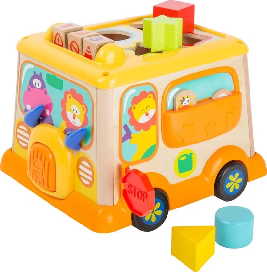 Small Foot Company Small Foot - School Bus Motor Skills Toy 5 Small Foot Company Small Foot - School Bus Motor Skills Toy - Afbeelding 3