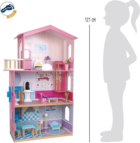 Small Foot Company Poppenhuis Sophia 74 X 121 X 34 Cm 15 Small Foot Company Poppenhuis Sophia 74 X 121 X 34 Cm - Afbeelding 13