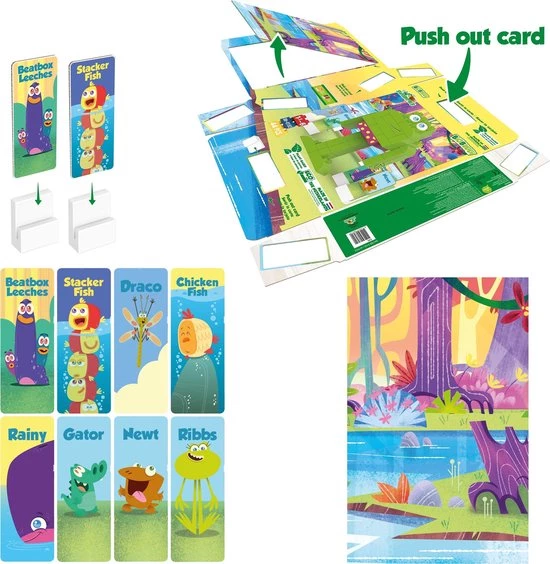 BiOBUDDi Swampies - Ribby - 44 Delig - Past Op Duplo - Jongens En Meisjes - Speelgoed - Cadeau Tip !! 7 BiOBUDDi Swampies - Ribby - 44 Delig - Past Op Duplo - Jongens En Meisjes - Speelgoed - Cadeau Tip !! - Afbeelding 5