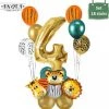 Dieren Ballon Pakket * 4 Jaar * Jungle Ballon * Dieren Feest * Jungle Feest * Verjaardag Feest * Hoera 4 Jaar * Gefeliciteerd * Kinderfeestje * Jungle Party * Snoes -duurzamer-speelgoed Verkoop 550x564 3