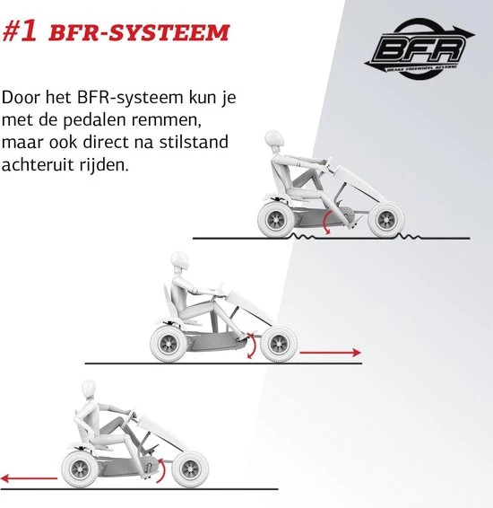 BERG XL Frame B.Pure Blue BFR Skelter - Blauw - Vanaf 5 Jaar 7 BERG XL Frame B.Pure Blue BFR Skelter - Blauw - Vanaf 5 Jaar - Afbeelding 5