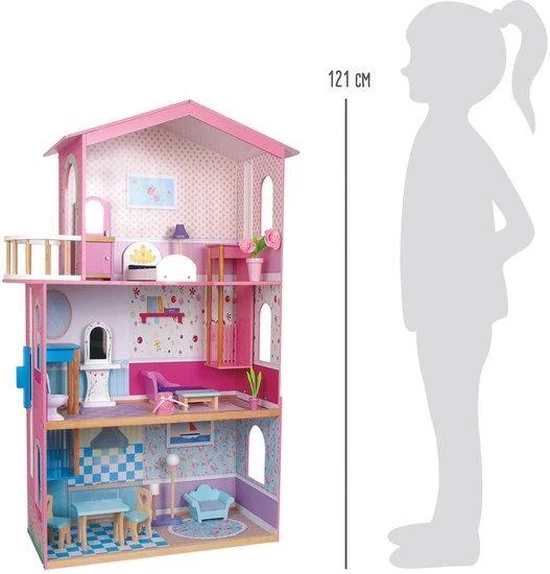 Small Foot Company Poppenhuis Sophia 74 X 121 X 34 Cm 12 Small Foot Company Poppenhuis Sophia 74 X 121 X 34 Cm - Afbeelding 10