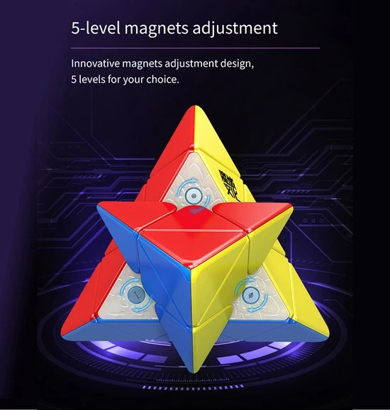 Moyu Weilong Pyraminx Magnetic - MAGLEV 5 Moyu Weilong Pyraminx Magnetic - MAGLEV - Afbeelding 3