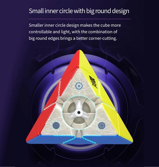 Moyu Weilong Pyraminx Magnetic - MAGLEV 17 Moyu Weilong Pyraminx Magnetic - MAGLEV - Afbeelding 15