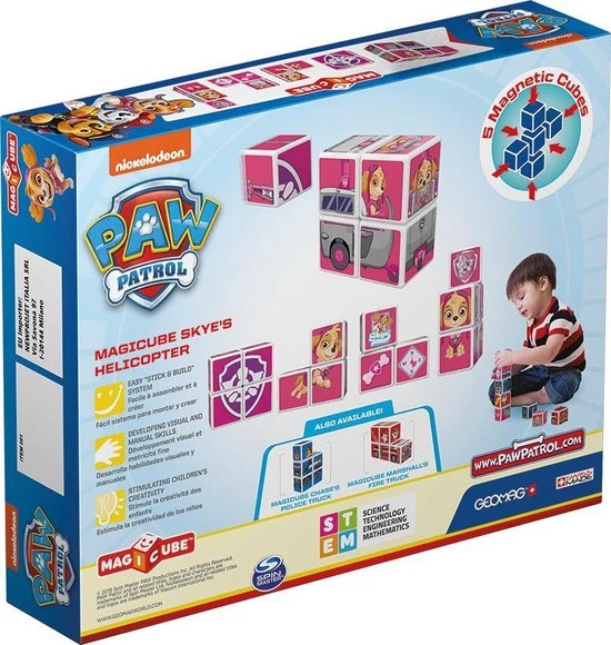 Geomag MagiCube - Constructiespeelgoed - PAW Patrol Skye Helicopter 18 Geomag MagiCube - Constructiespeelgoed - PAW Patrol Skye Helicopter - Afbeelding 16