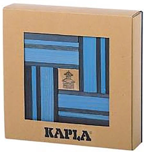 Speelgoed | Wooden Toys - Kapla 40 Stuks Blauw 8010 10 Speelgoed | Wooden Toys - Kapla 40 Stuks Blauw 8010 - Afbeelding 8