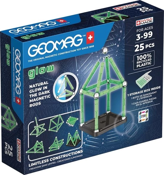 Geomag Glow Set Recycled - 25-delig 3 Geomag Glow Set Recycled - 25-delig