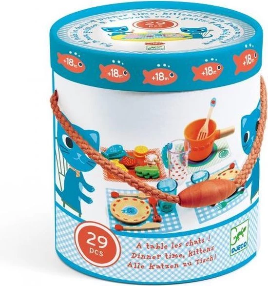 Djeco Etenstijd Kittens 5 Djeco Etenstijd Kittens - Afbeelding 3