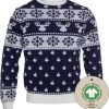 Jule Sweaters Foute Kersttrui Dames & Heren - Christmas Sweater "Klassiek Blauw" - 100% Biologisch Katoen - Kerst Trui Mannen & Vrouwen Maat XXXXL