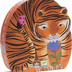 Djeco - Djeco Silhouetpuzzel 'Wandeling Van De Tijger' -duurzamer-speelgoed Verkoop 550x590 2