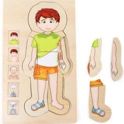 Small Foot Company Small Foot Houten Puzzel Anatomie Tim