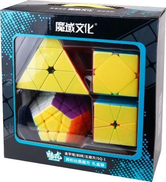 Speed Cube Set ? Pyraminx, Megaminx, Skewb, Square-1 ? MoYu Puzzel Kubus 3 Speed Cube Set ? Pyraminx, Megaminx, Skewb, Square-1 ? MoYu Puzzel Kubus