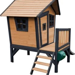 AXI Robin Speelhuis In Bruin/Antraciet - Met Veranda En Grijze Glijbaan - Speelhuisje Op Palen Met Veranda - FSC Hout - Speeltoestel Voor De Tuin 57 AXI Robin Speelhuis In Bruin/Antraciet - Met Veranda En Grijze Glijbaan - Speelhuisje Op Palen Met Veranda - FSC Hout - Speeltoestel Voor De Tuin -duurzamer-speelgoed Verkoop 550x605 2