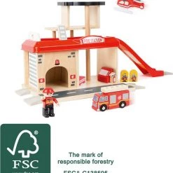 Small Foot Company Brandweer Station 12 Small Foot Company Brandweer Station -duurzamer-speelgoed Verkoop 550x606 2