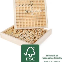 Small Foot Company - Woorden Vormen - 145 Houten Letters Van FSC? 100% - Hout -duurzamer-speelgoed Verkoop 550x608