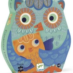 Djeco De Uil En Het Uiltje - 24 Stukjes -duurzamer-speelgoed Verkoop 550x611 5