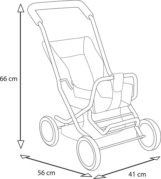 BRIO Sitty Poppenwagen - 24905000 8 BRIO Sitty Poppenwagen - 24905000 - Afbeelding 6