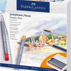 Faber Castell FC-114616 Aquarelpotlood Faber-Castell Goldfaber Studiobox 38+3 Stuks