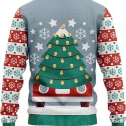 JAP Christmas JAP Foute Kersttrui - Driving Home For Christmas - Kerstcadeau Volwassenen - Dames En Heren - Kerst - L - Blauw -duurzamer-speelgoed Verkoop 550x625 22