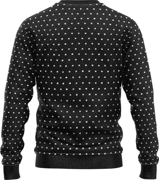 JAP Christmas JAP Foute Kersttrui - Rudolf Met 3D Neus Voor Volwassenen - Kerst - Dames En Heren - Kerstcadeau - M - Zwart 5 JAP Christmas JAP Foute Kersttrui - Rudolf Met 3D Neus Voor Volwassenen - Kerst - Dames En Heren - Kerstcadeau - M - Zwart - Afbeelding 3