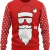 JAP Christmas JAP Foute Kersttrui - Santa Ho Ho Ho - Kerstcadeau Volwassenen - Dames En Heren - Kerst - 2XL - Rood