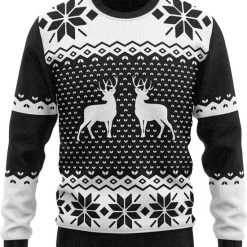 JAP Christmas JAP Foute Kersttrui - Classic One - Kerstcadeau Volwassenen - Dames En Heren - Kerst - M - Zwart