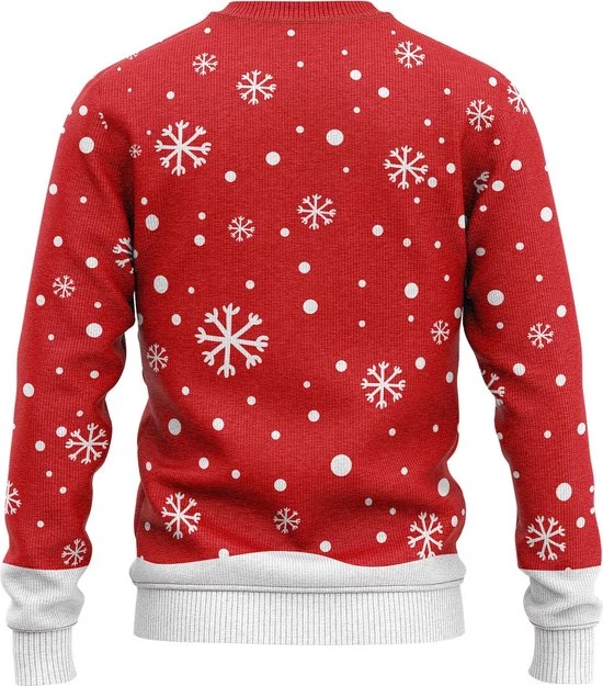 JAP Christmas JAP Foute Kersttrui - Rudolf Het Rendier - Kerstcadeau - Voor Kinderen - Kerst - 4/5 Jaar - Rood 4 JAP Christmas JAP Foute Kersttrui - Rudolf Het Rendier - Kerstcadeau - Voor Kinderen - Kerst - 4/5 Jaar - Rood - Afbeelding 2