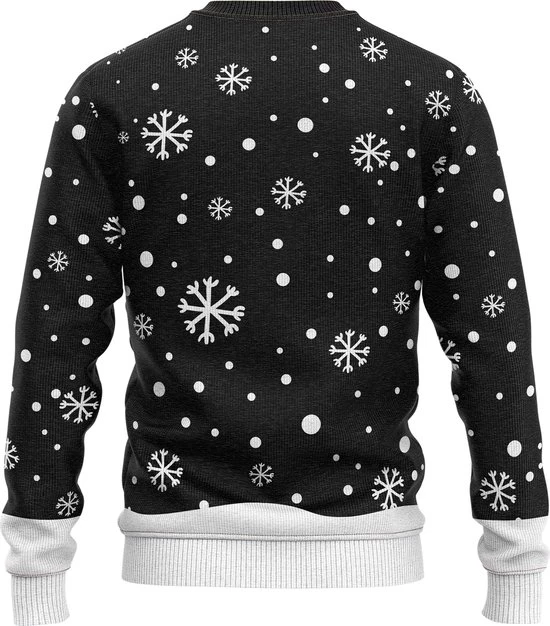 JAP Christmas JAP Foute Kersttrui - Rudolf Het Rendier - Kerstcadeau Volwassenen - Dames En Heren - Kerst - 3XL - Zwart 4 JAP Christmas JAP Foute Kersttrui - Rudolf Het Rendier - Kerstcadeau Volwassenen - Dames En Heren - Kerst - 3XL - Zwart - Afbeelding 2