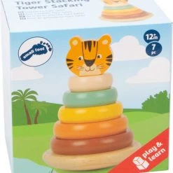 Small Foot Company Small Foot - Tiger Stacking Tower "Safari" - Stapeltoren Diertjes -duurzamer-speelgoed Verkoop 550x627 3