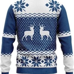 JAP Christmas JAP Foute Kersttrui - Classic One - Kerstcadeau Volwassenen - Dames En Heren - Kerst - S - Blauw -duurzamer-speelgoed Verkoop 550x627 5