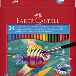 Faber-Castell Aquarelpotlood - Etui 24 Stuks + Penseel - FC-114425 -duurzamer-speelgoed Verkoop 550x648 4