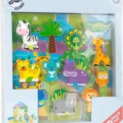 Small Foot Company Small Foot Dierentuindieren Set Hout 28 X 29 Cm 15-delig -duurzamer-speelgoed Verkoop 550x650