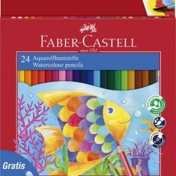 Faber-Castell Aquarelpotlood - Etui 24 Stuks + Penseel - FC-114425