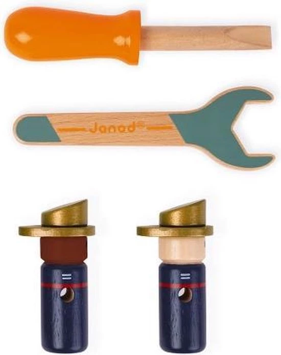 Janod Brico'kids - Brandweerauto 8 Janod Brico'kids - Brandweerauto - Afbeelding 6