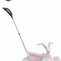 BERG GO² Loopfiets - Roze - Met Duwstang