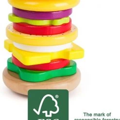 Small Foot Company Stapel Hamburger (10 Lagen) - FSC - Houten Speelgoed Vanaf 1,5 Jaar 15 Small Foot Company Stapel Hamburger (10 Lagen) - FSC - Houten Speelgoed Vanaf 1,5 Jaar -duurzamer-speelgoed Verkoop 550x699