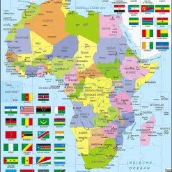 Larsen Legpuzzel Maxi Afrika Junior - Karton - 70 Stukjes