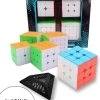 Puzzelkubus – 2x2, 3x3, 4x4, 5x5 - Extra 3x3 Puzzelkubus - Rubiks Cube - MoYu Speed Cube - Gratis 5x Cubestands - Complete Set -duurzamer-speelgoed Verkoop 550x706