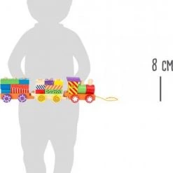 Small Foot Company Trekfiguur Houten Trein Bright Colours - Houten Speelgoed Vanaf 1 Jaar -duurzamer-speelgoed Verkoop 550x747 1