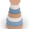 Jollein Houten Stapeltoren - Shell - Blue -duurzamer-speelgoed Verkoop 550x752 1