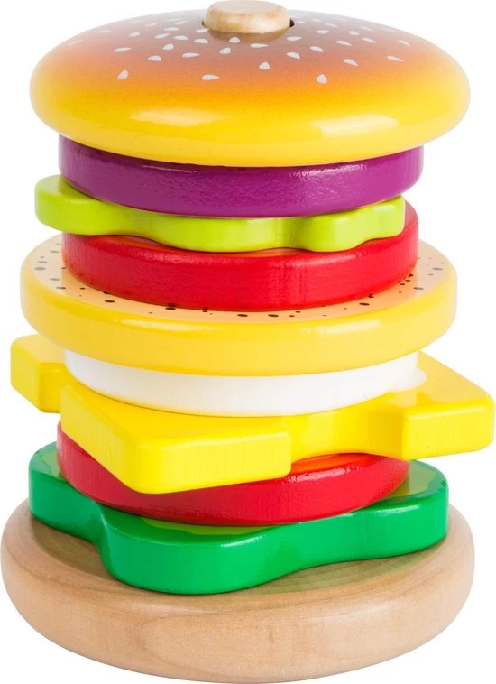 Small Foot Company Stapel Hamburger (10 Lagen) - FSC - Houten Speelgoed Vanaf 1,5 Jaar 11 Small Foot Company Stapel Hamburger (10 Lagen) - FSC - Houten Speelgoed Vanaf 1,5 Jaar - Afbeelding 9