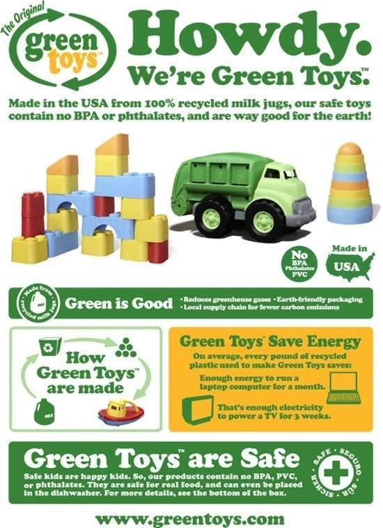 Green Toys Speelgoed Dumper 6 Green Toys Speelgoed Dumper - Afbeelding 4