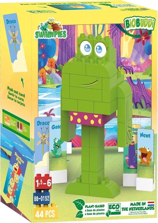 BiOBUDDi Swampies - Ribby - 44 Delig - Past Op Duplo - Jongens En Meisjes - Speelgoed - Cadeau Tip !! 8 BiOBUDDi Swampies - Ribby - 44 Delig - Past Op Duplo - Jongens En Meisjes - Speelgoed - Cadeau Tip !! - Afbeelding 6