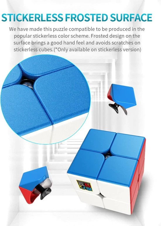 Moyu Meilong 2x2 En 3x3 Pakket - Speedcube 25 Moyu Meilong 2x2 En 3x3 Pakket - Speedcube - Afbeelding 23