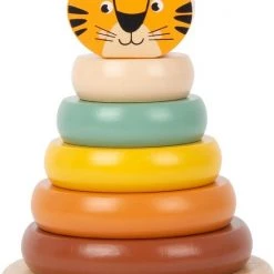 Small Foot Company Small Foot - Tiger Stacking Tower "Safari" - Stapeltoren Diertjes -duurzamer-speelgoed Verkoop 550x777 6