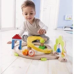 Haba Speelgoed | Wooden Toys - Knikkerbaan Rollebollen - Basisdoos - Spiraalbaan -duurzamer-speelgoed Verkoop 550x810