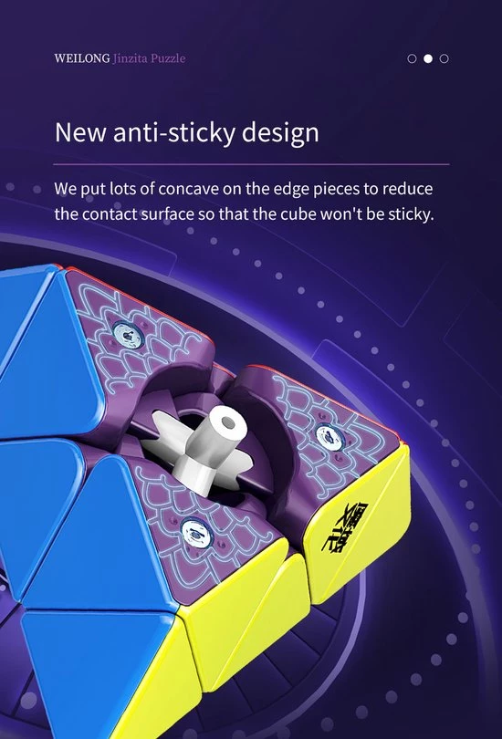 Moyu Weilong Pyraminx Magnetic - MAGLEV 11 Moyu Weilong Pyraminx Magnetic - MAGLEV - Afbeelding 9