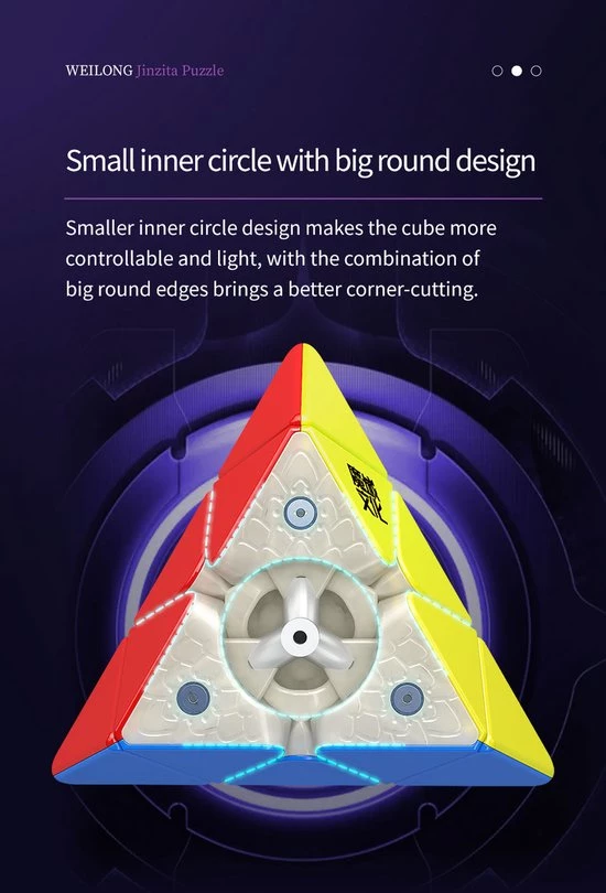 Moyu Weilong Pyraminx Magnetic - MAGLEV 12 Moyu Weilong Pyraminx Magnetic - MAGLEV - Afbeelding 10